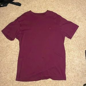 Maroon American Eagle T-shirt